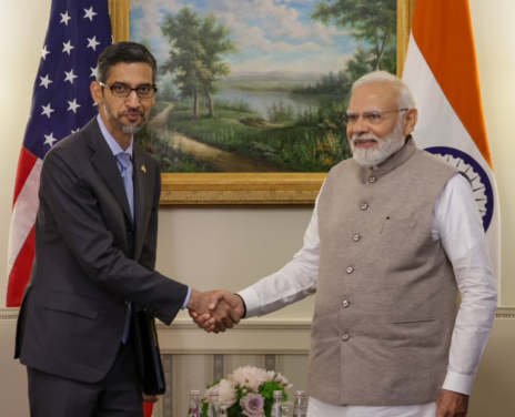 PM Modi & Google’s Sundar Pichai Discuss Cutting-Edge Tech Collaboration!