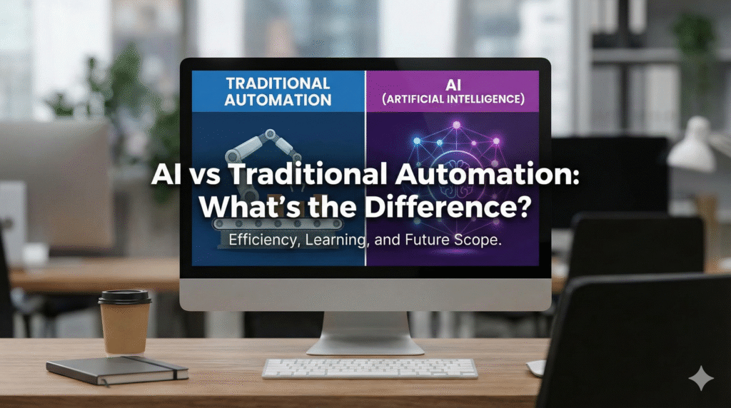 AI vs Traditional Automation: What's the Difference?
