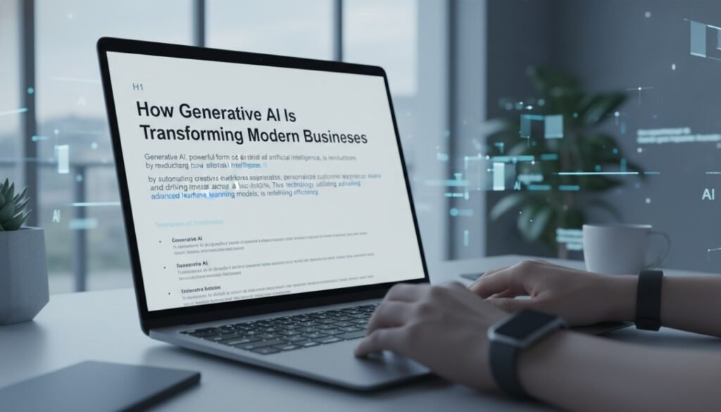 How Generative AI Is Transforming Modern Businesses