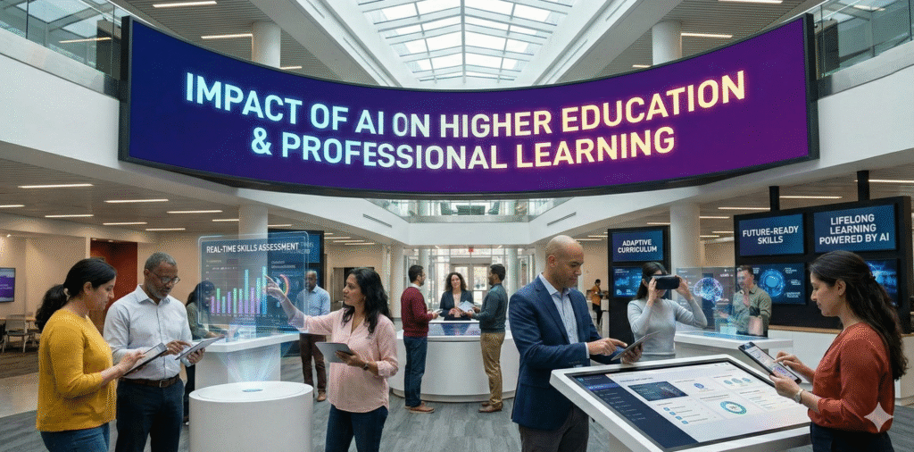 Impact of AI on Higher Education & Professional Learning