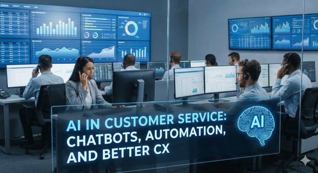 AI in Customer Service: Chatbots, Automation, and Better CX