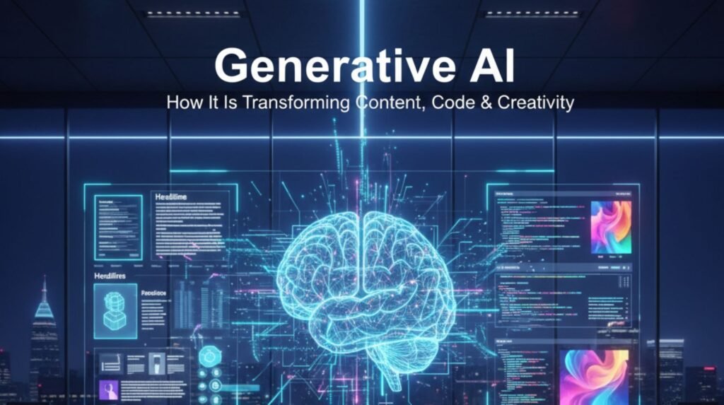 How Generative AI Is Transforming Content, Code & Creativity