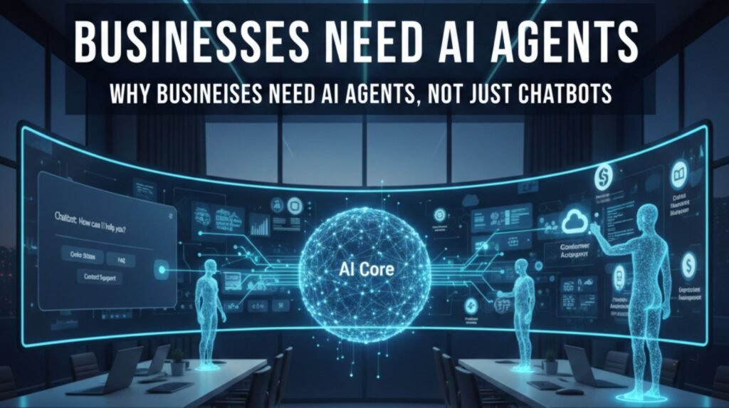 Why Businesses Need AI Agents for Business,Not Just Chatbots