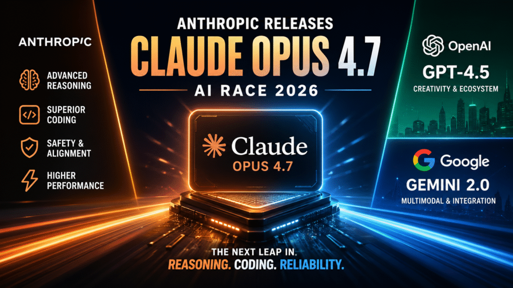 Anthropic Releases Claude Opus 4.7: AI Race 2026