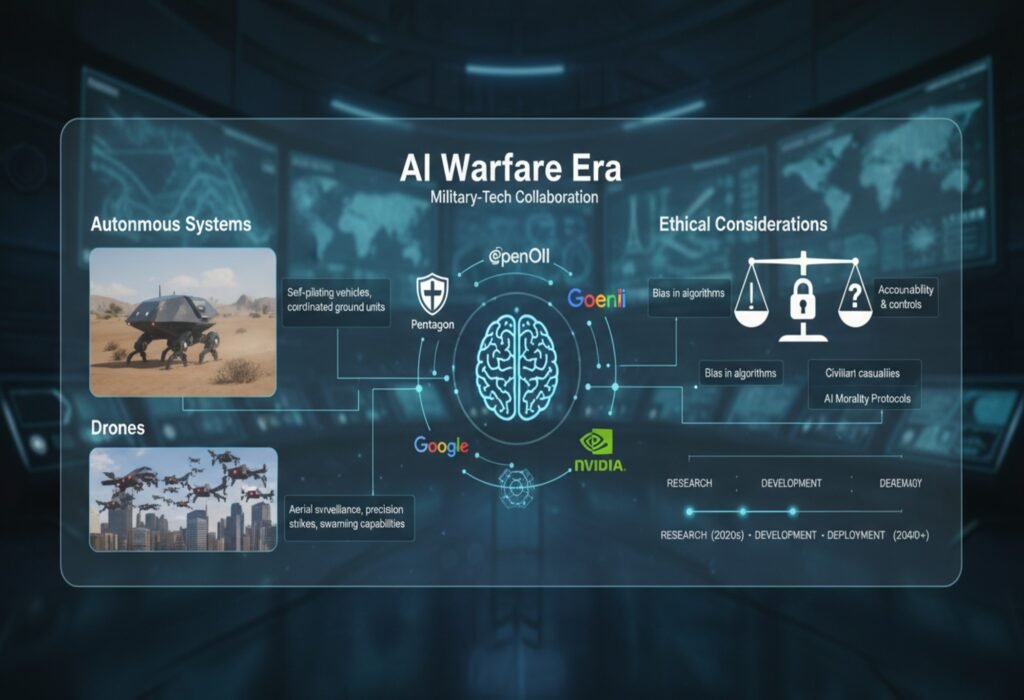 Pentagon Teams Up with OpenAI, Google & Nvidia for AI War