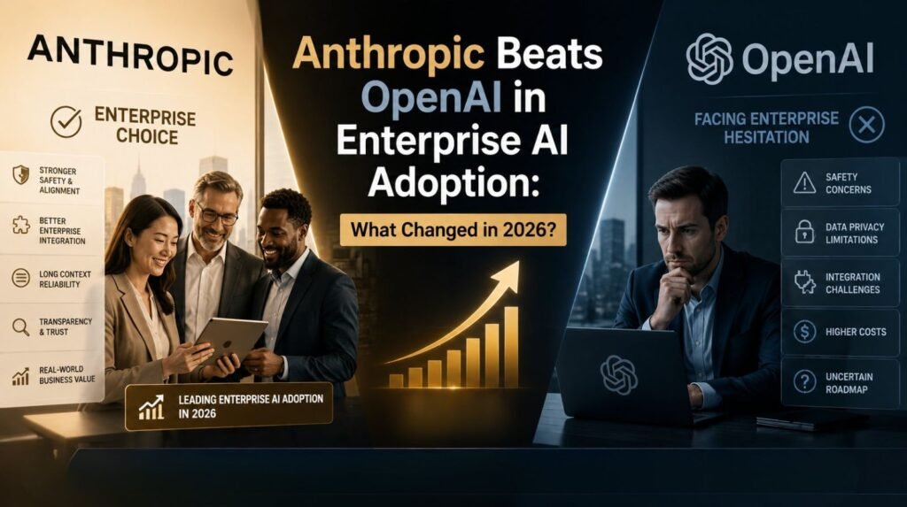 Anthropic Beats OpenAI in Enterprise AI Adoption: What Changed in 2026?